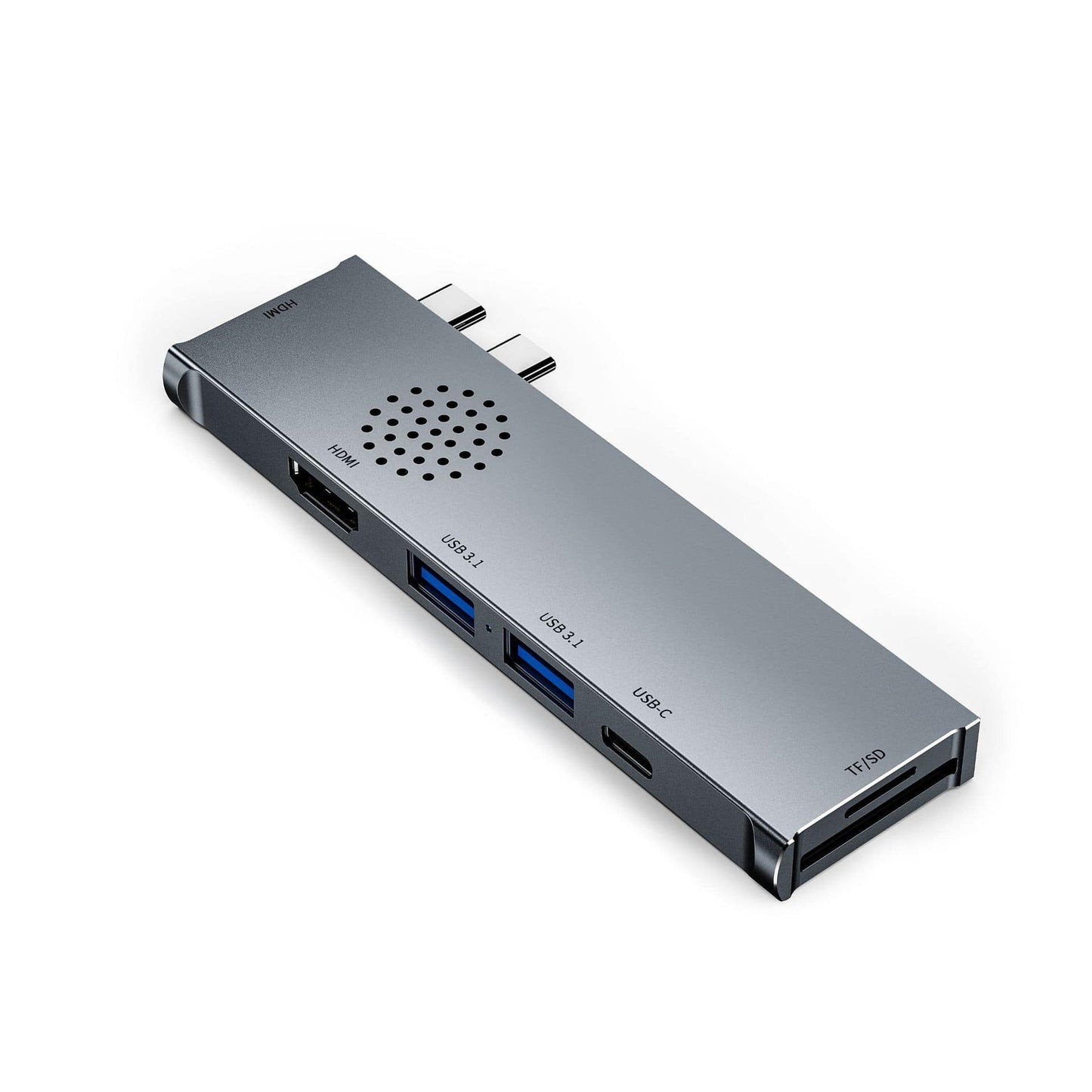 7-in-1 USB-C Multiport Adapter Pro Slim | Dual HDMI 4K Docking Station