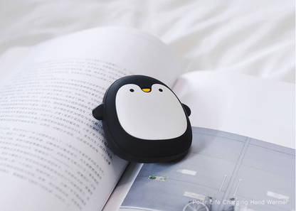 Portable Cartoon Hand Warmer Power Bank - Penguin & Polar Bear