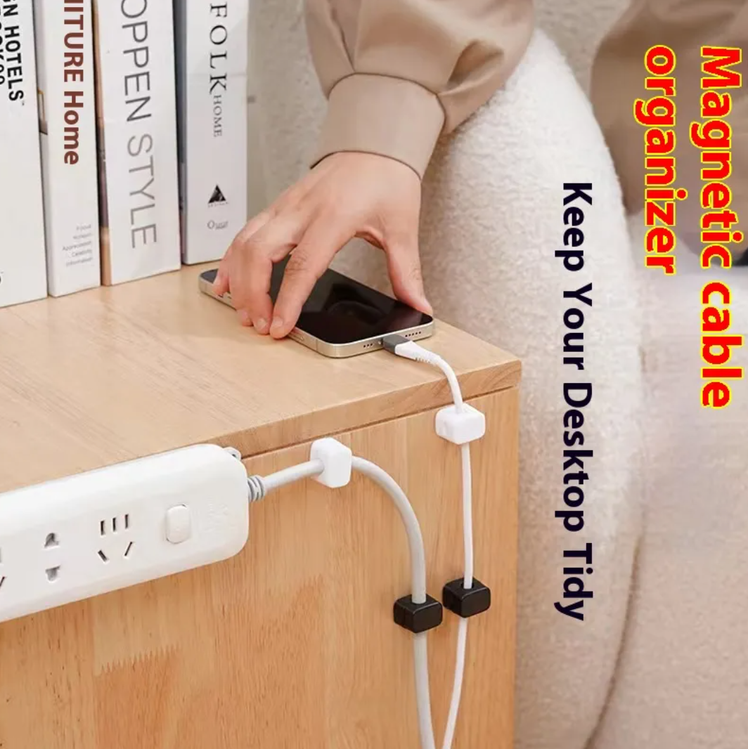 Magnetic Cable Organizer Clip Set