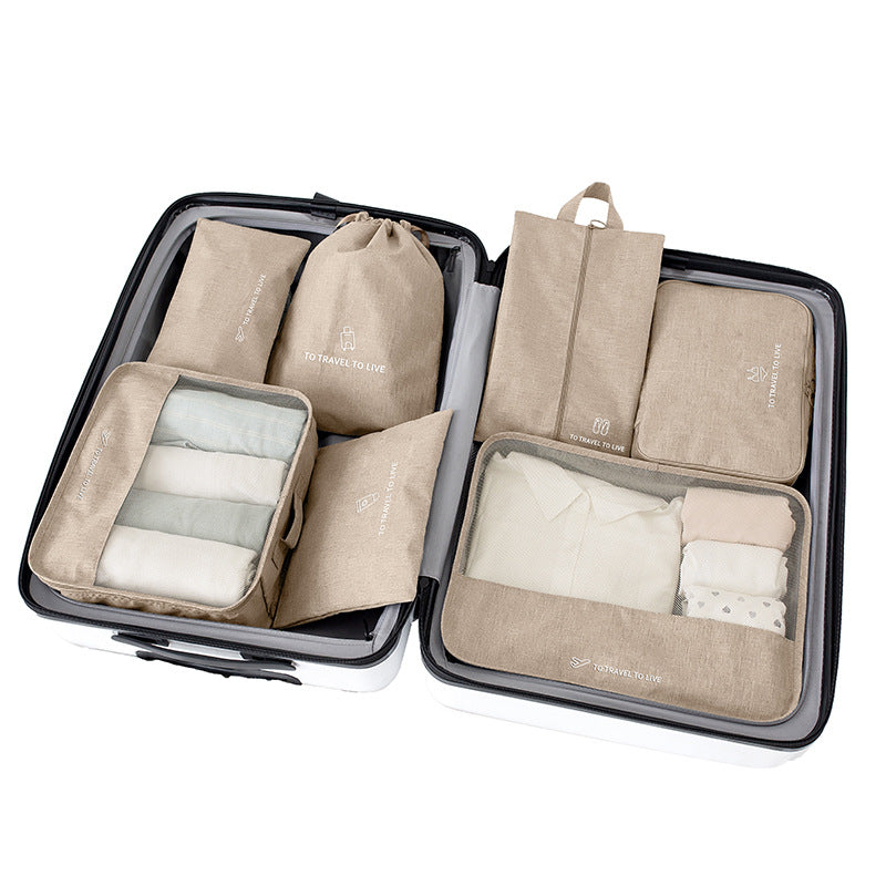 CarryLab Travel Life Series - 7 Piece Compression Packing Cube Set
