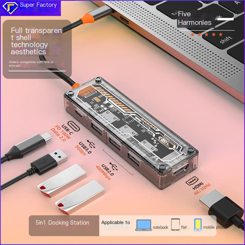 USB-C Multi-Port Hub with HDMI | Type-C Docking Station