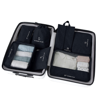 CarryLab Travel Life Series - 7 Piece Compression Packing Cube Set