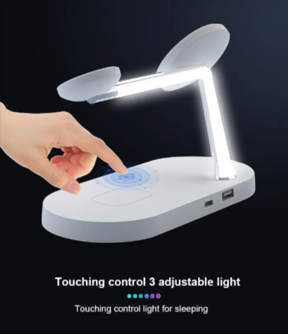 5-in-1 Magnetic Wireless Charging Station with Phone & Watch Stand | 15W Fast Charger