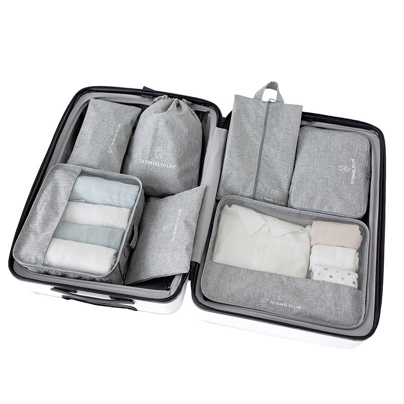 CarryLab Travel Life Series - 7 Piece Compression Packing Cube Set