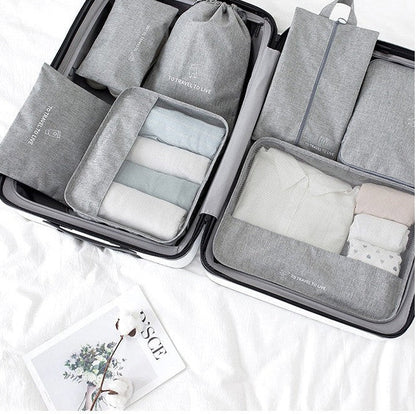 CarryLab Travel Life Series - 7 Piece Compression Packing Cube Set