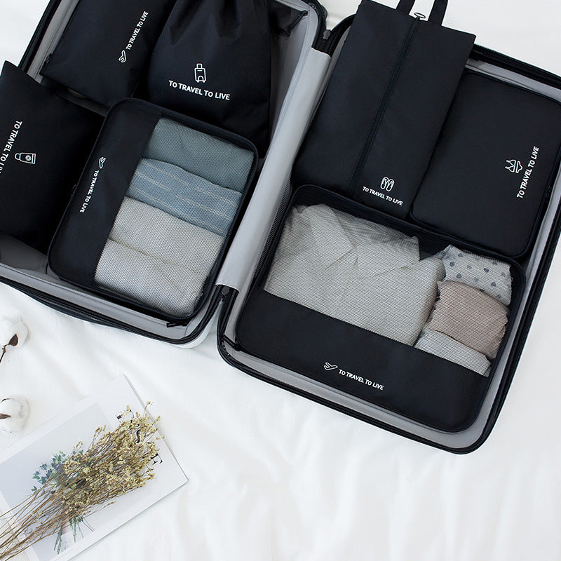 CarryLab Travel Life Series - 7 Piece Compression Packing Cube Set