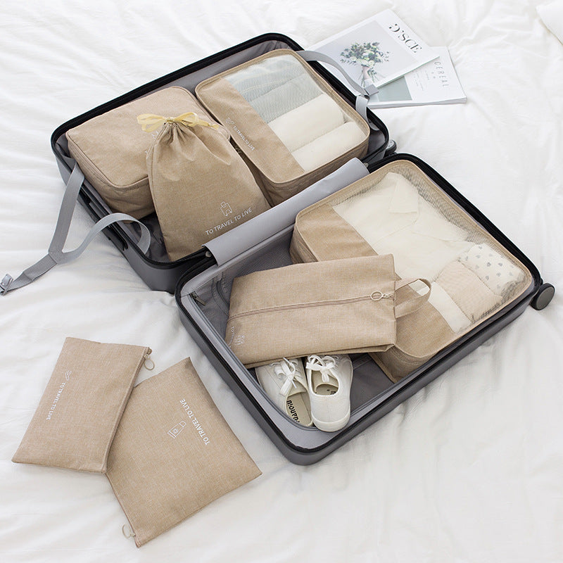 CarryLab Travel Life Series - 7 Piece Compression Packing Cube Set