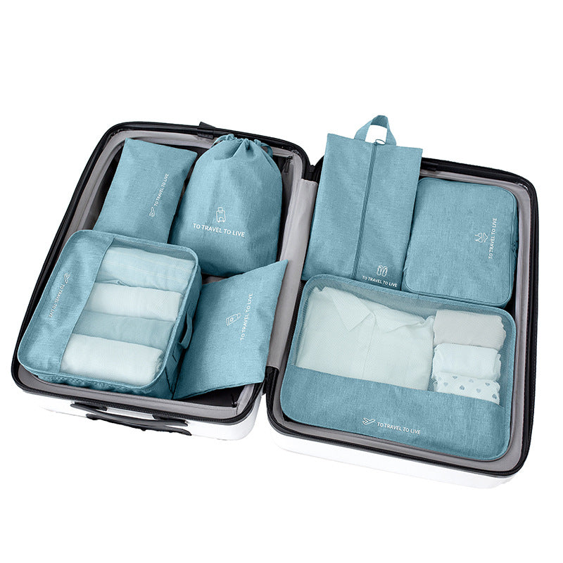 CarryLab Travel Life Series - 7 Piece Compression Packing Cube Set
