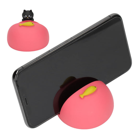 Cute Cat Smartphone Stand Portable Phone Holder for Desk Smartphone Stand Animal Desk Phone Stand Cell Phone Stand for Desk
