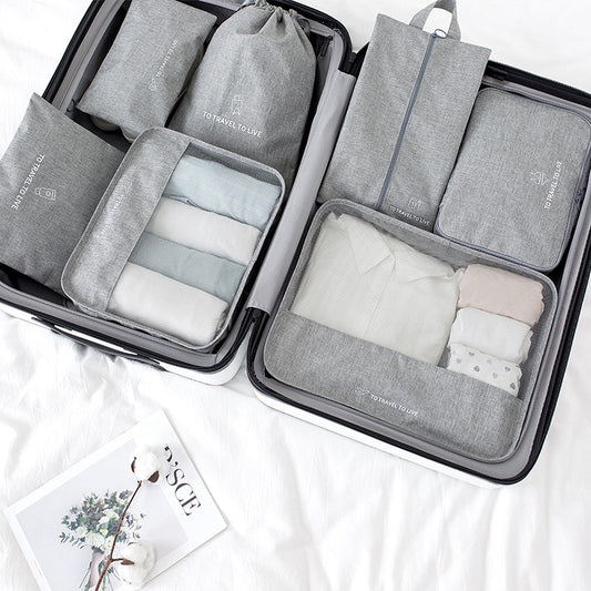 CarryLab Travel Life Series - 7 Piece Compression Packing Cube Set