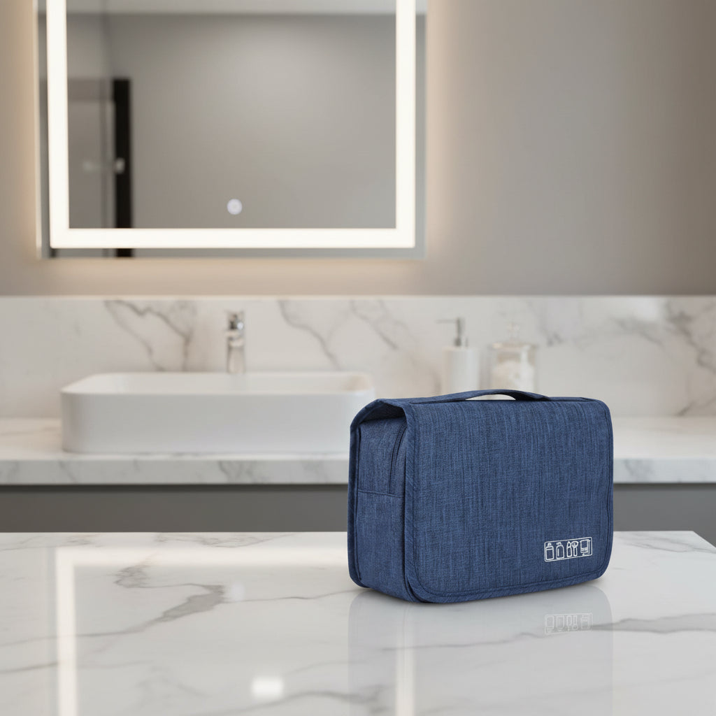 Carry Lab Waterproof Toiletry Bag – Travel Organizer for Makeup, Toiletries & Cosmetics